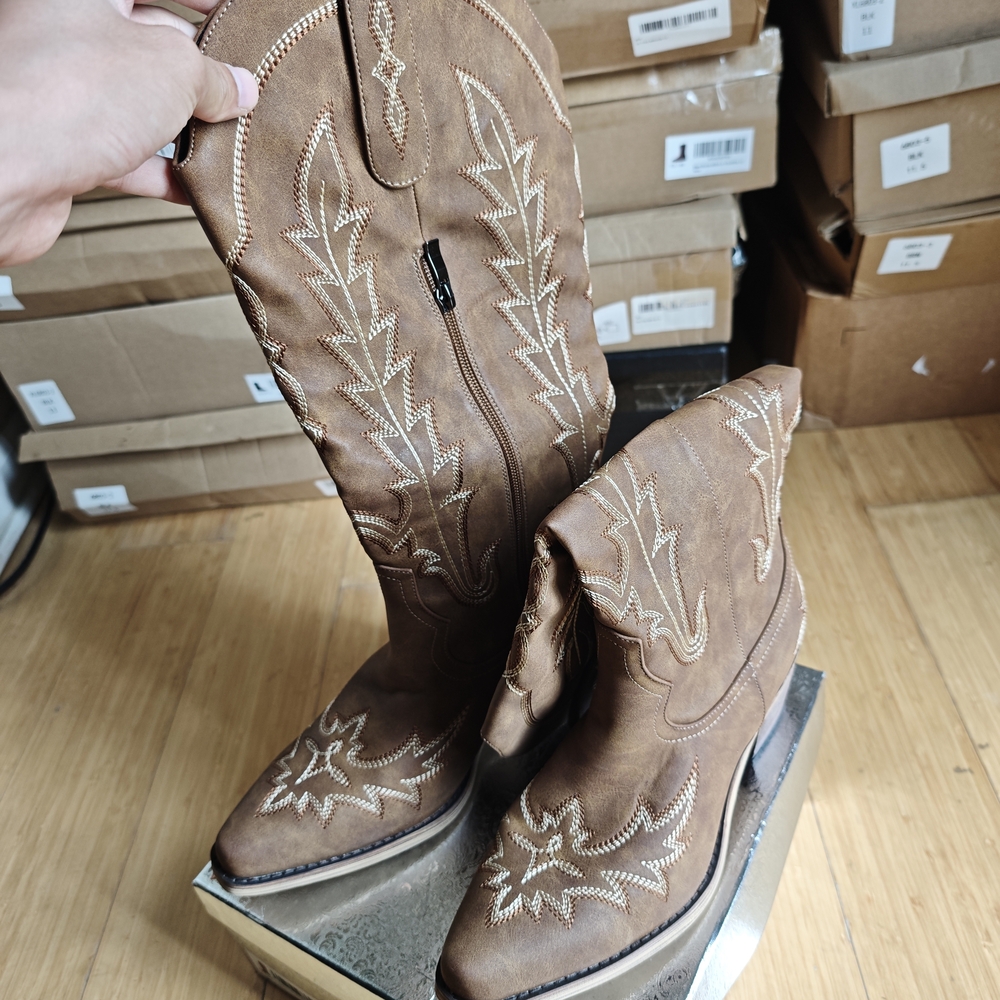 Brown Western Cowboy Boots